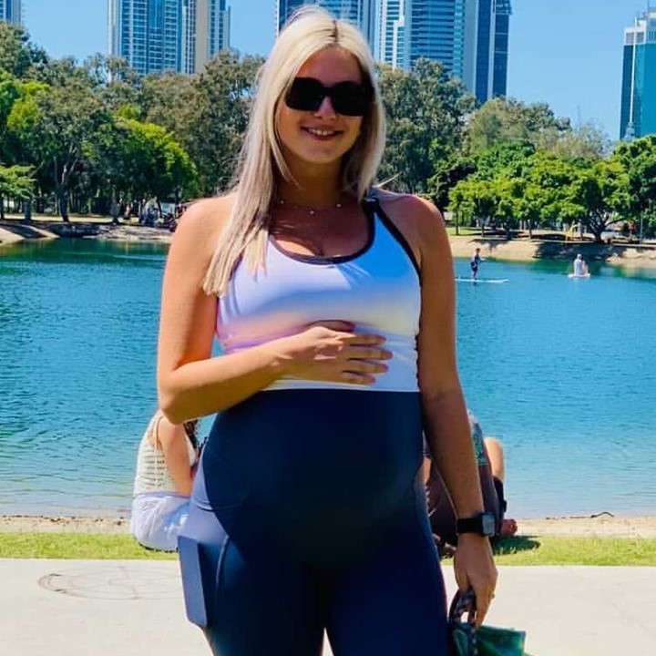 3/4 Maternity Leggings - Black FINAL SALE - content 4
