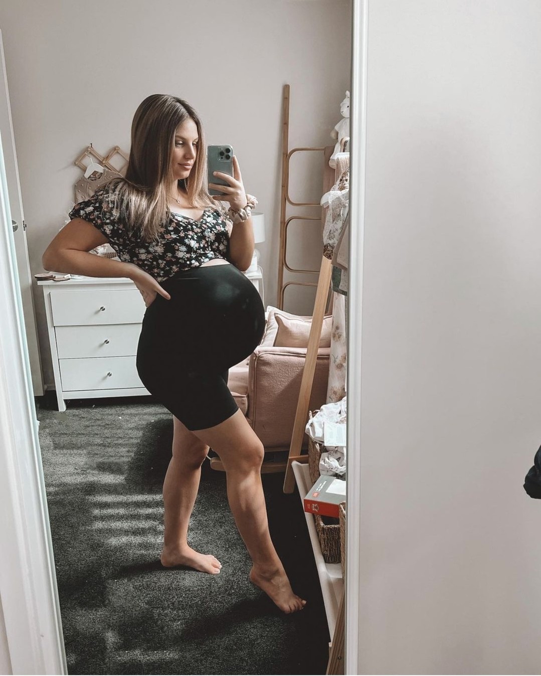emama Maternity Bike Shorts - Black - content 6
