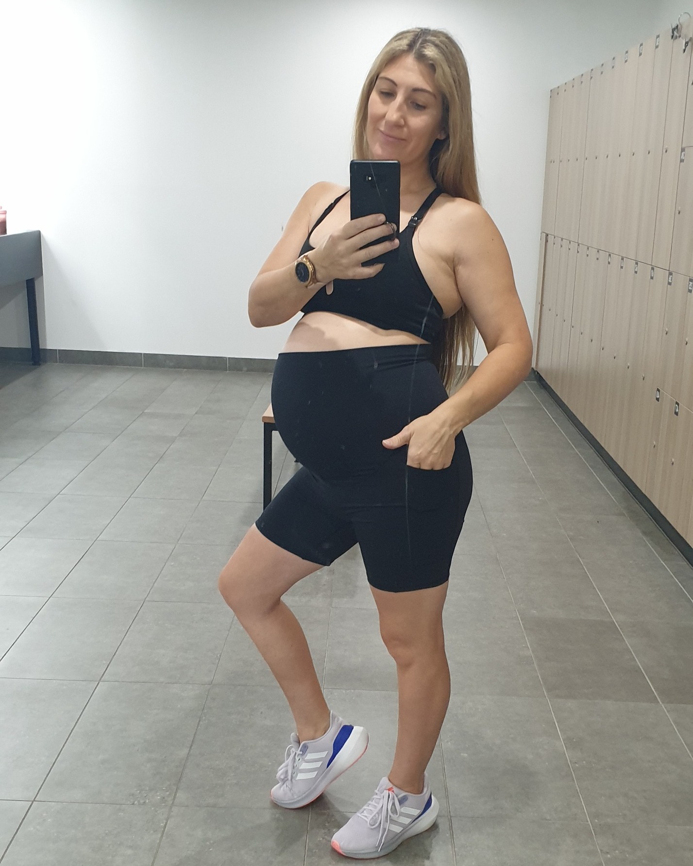 emama Maternity Bike Shorts - Black - content 2